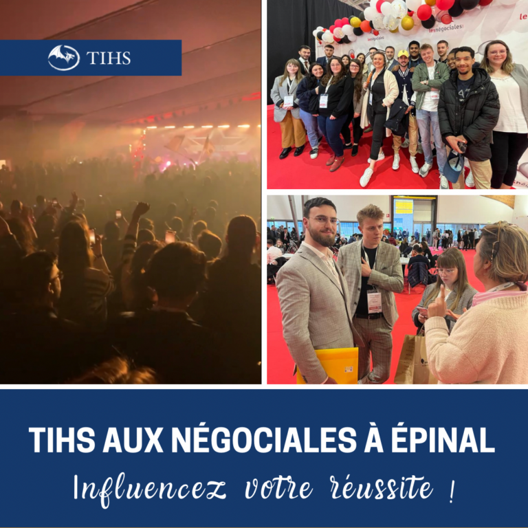 Les étudiants TIHS Business School lors du concours Les Négociales 2023 – TIHS Business School