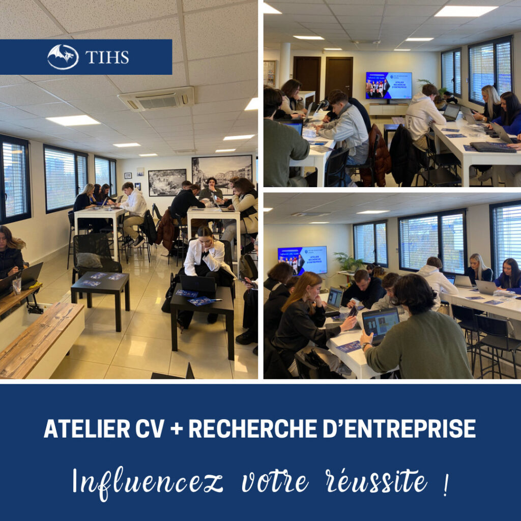 Atelier de création de CV et de Recherche d’entreprises chez TIHS