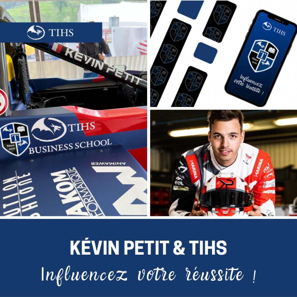 TIHS Business School sponsorise le champion automobile Kévin Petit