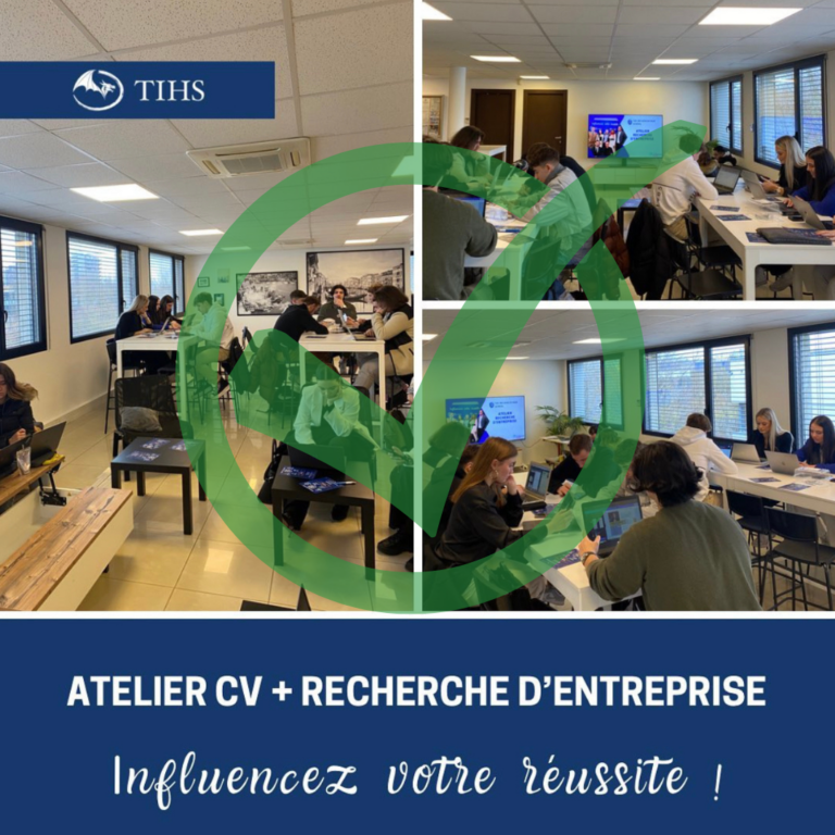 Succès de l’atelier de création de CV et de recherche d’alternance pour les étudiants. – TIHS Business School