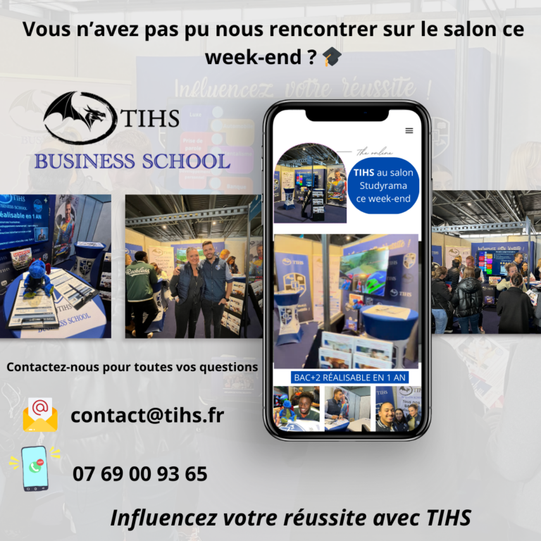 Notre École au salon étudiant Studyrama : Explorez votre avenir avec nous ! 🧑‍🎓 – TIHS Business School