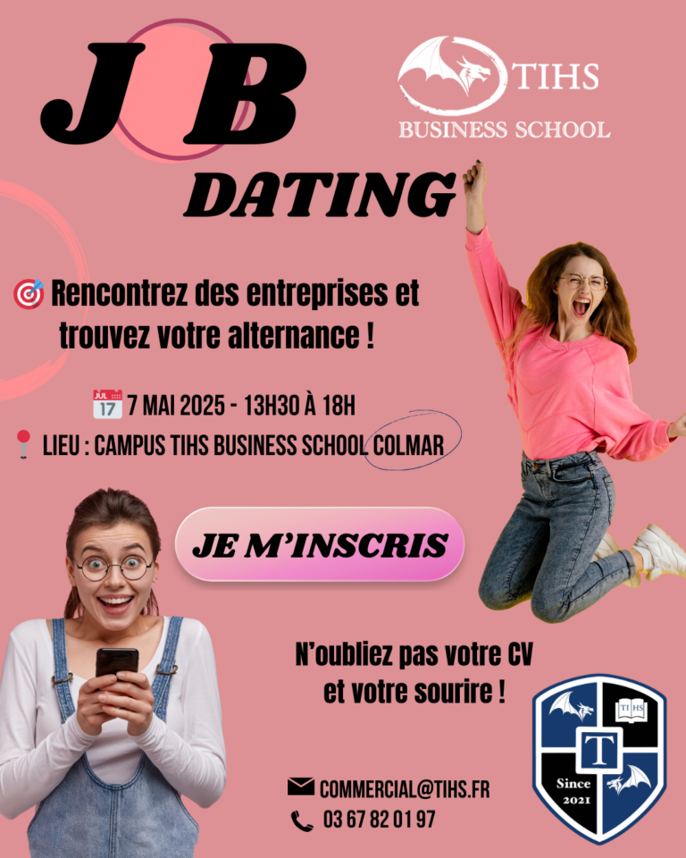 Job Dating Alternance à Colmar – Trouvez votre future entreprise ! – TIHS Business School